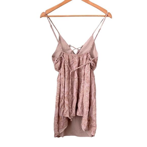 Tobi Sexy Back Paisley Print Mini Dress in Size Small - Picture 4 of 11